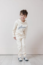 Load image into Gallery viewer, rib knit hoodie set - all american on natural