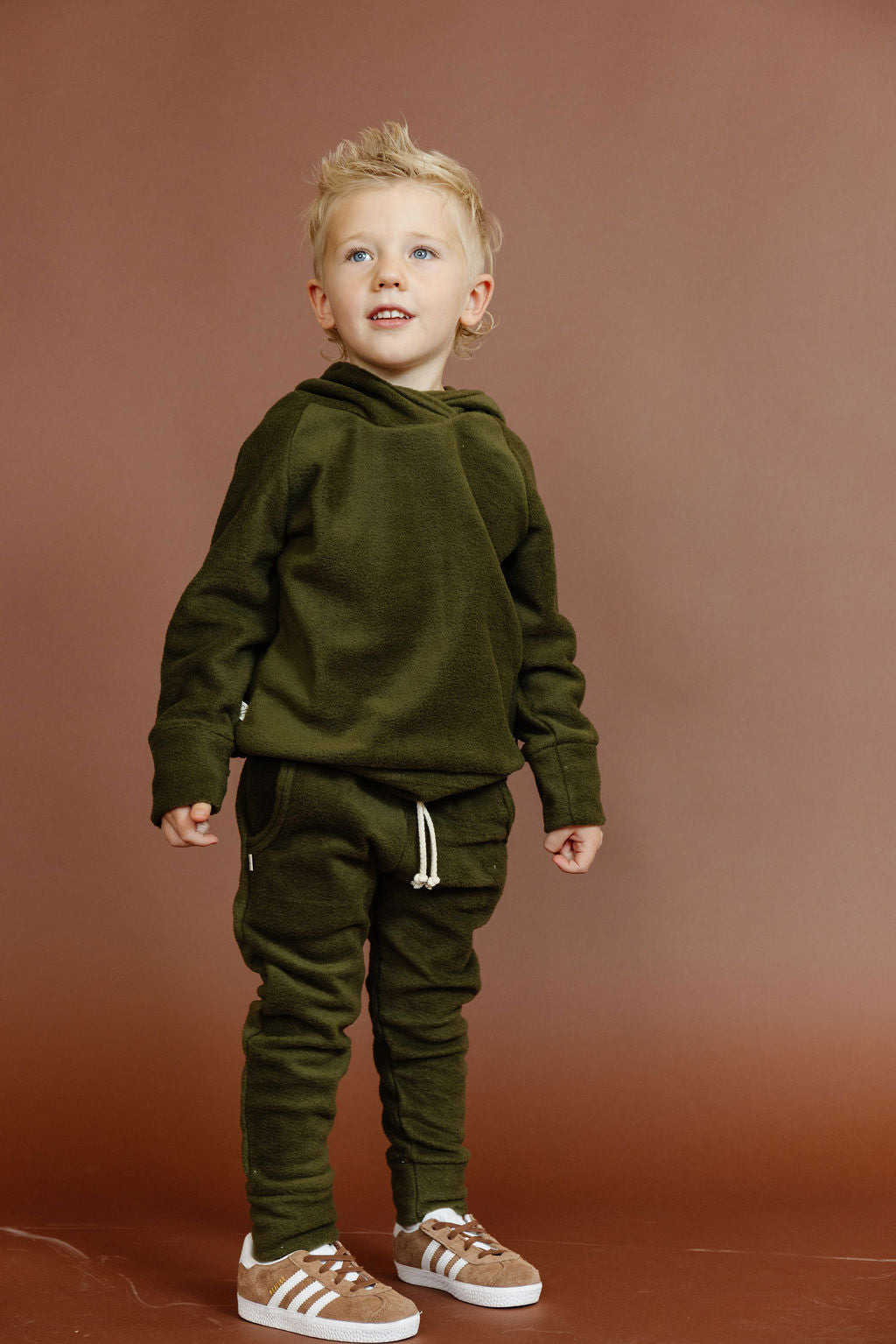 original jogger - caper - polar fleece