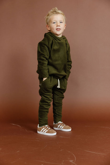 original jogger - caper - polar fleece