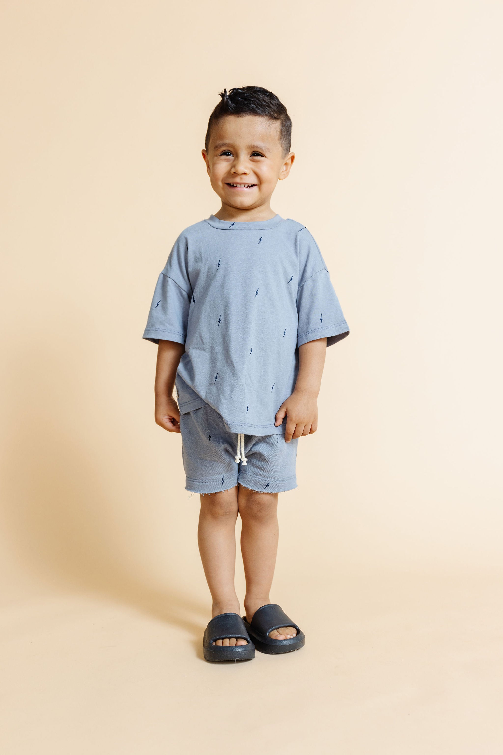 boy shorts - bolts on mineral blue