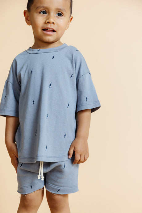 boy shorts - bolts on mineral blue