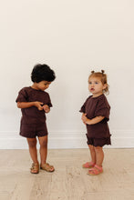 Load image into Gallery viewer, ruffle set - dark khaki