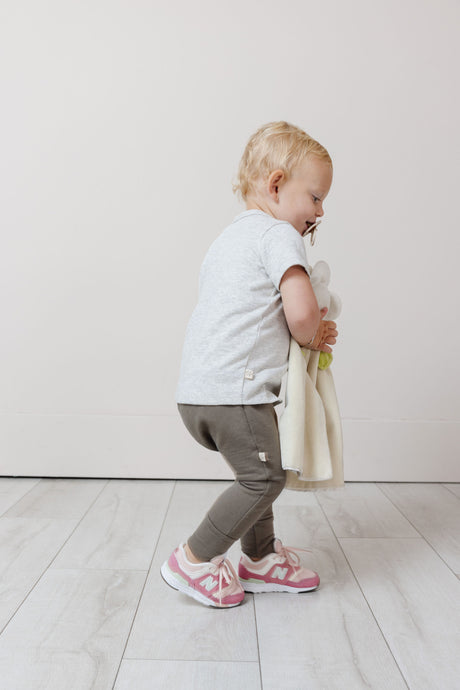 gusset pants - caper
