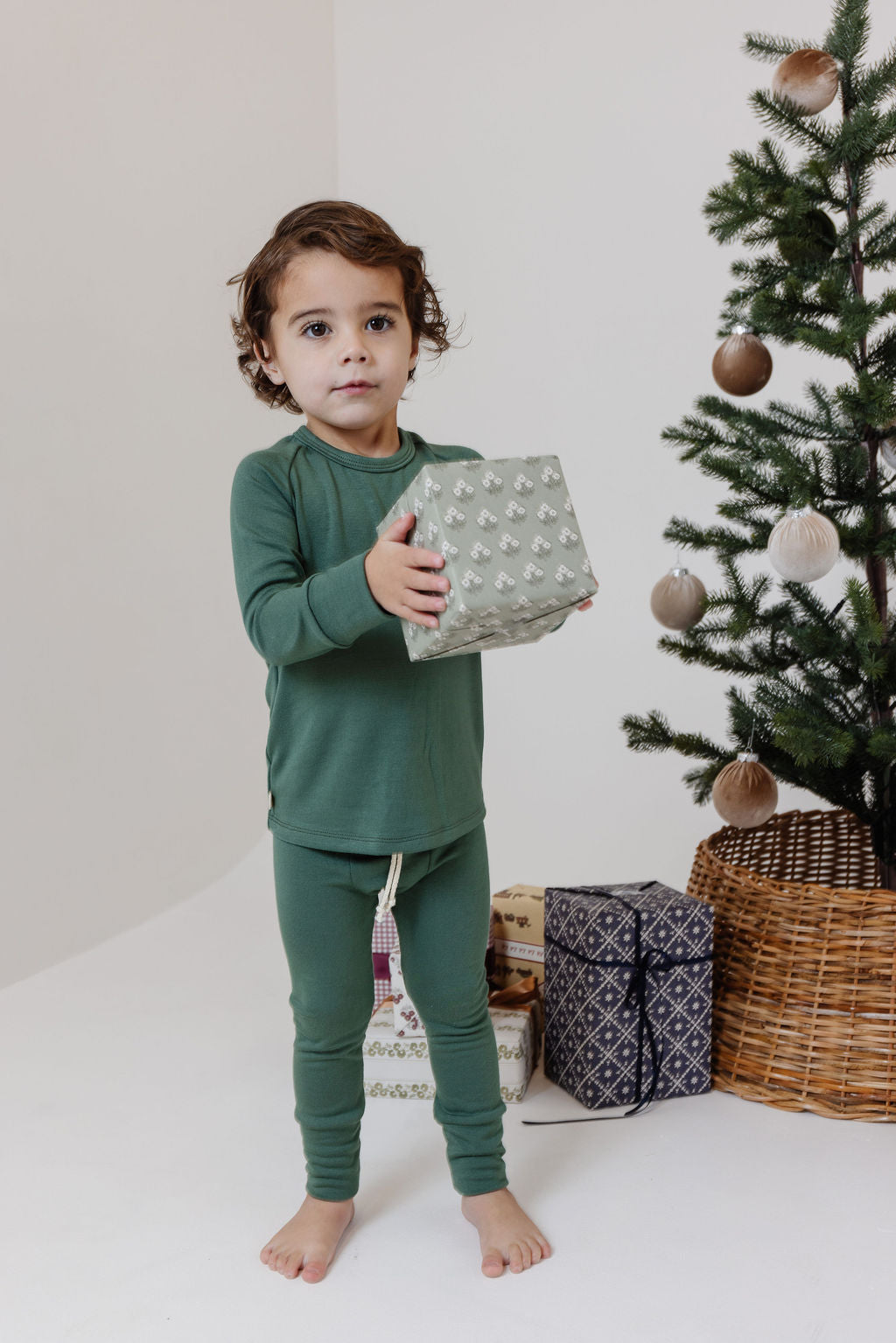 rib knit pant PREORDER - cedar