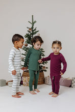 Load image into Gallery viewer, rib knit long sleeve tee PREORDER - norfolk stripe