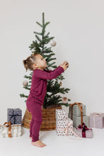 Load image into Gallery viewer, rib knit pant PREORDER - cranberry