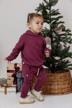 Load image into Gallery viewer, trademark raglan hoodie PREORDER - cranberry