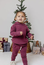 Load image into Gallery viewer, trademark raglan hoodie PREORDER - cranberry