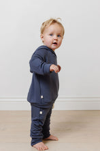 Load image into Gallery viewer, rib knit hoodie set - midnight blue