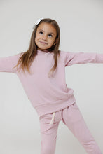 Load image into Gallery viewer, rib knit hoodie set - frosting