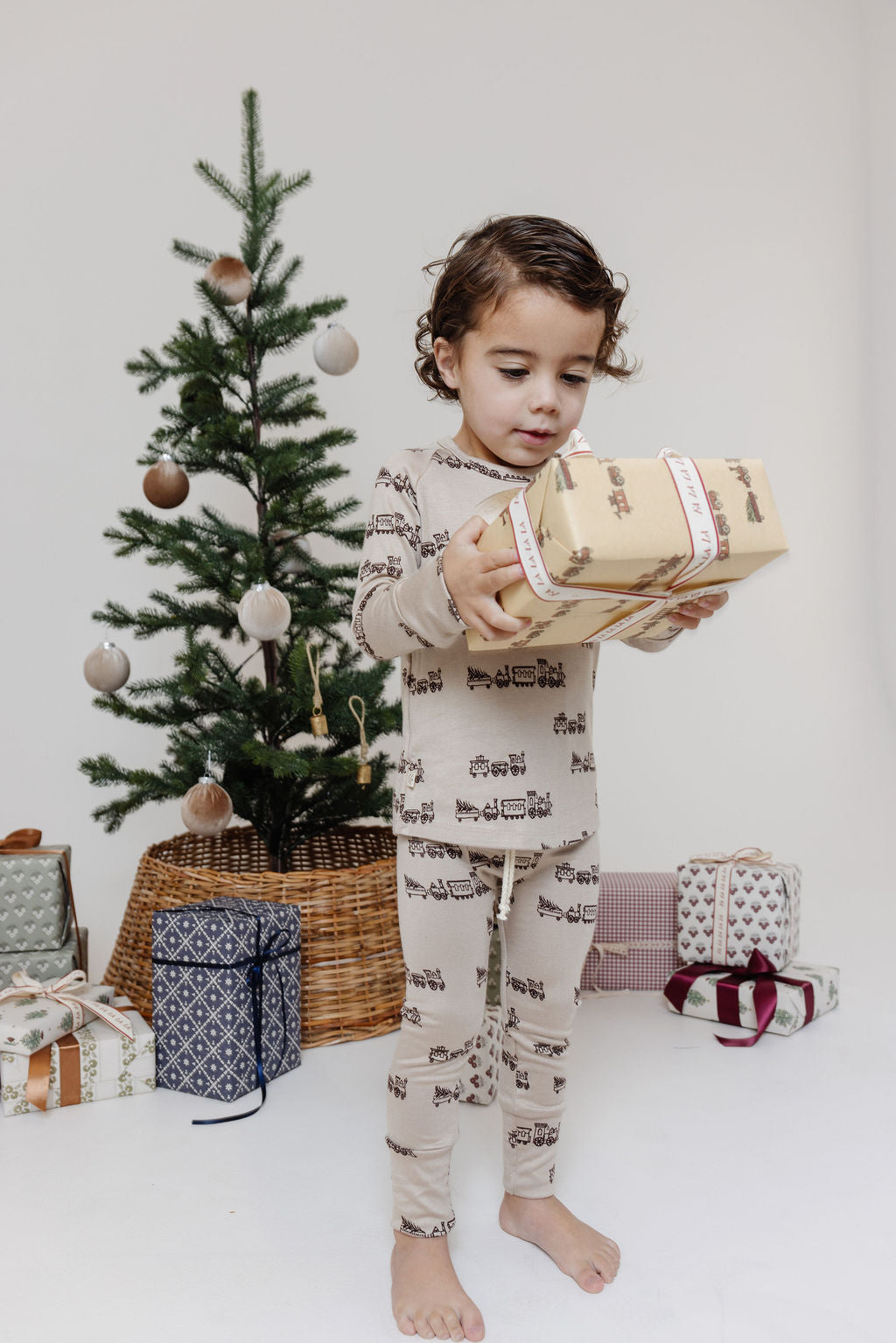 rib knit pant PREORDER - toy trains