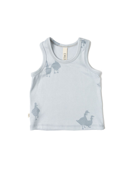 rib knit tank top - geese