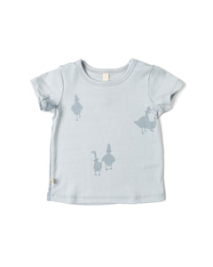 rib knit tee - geese