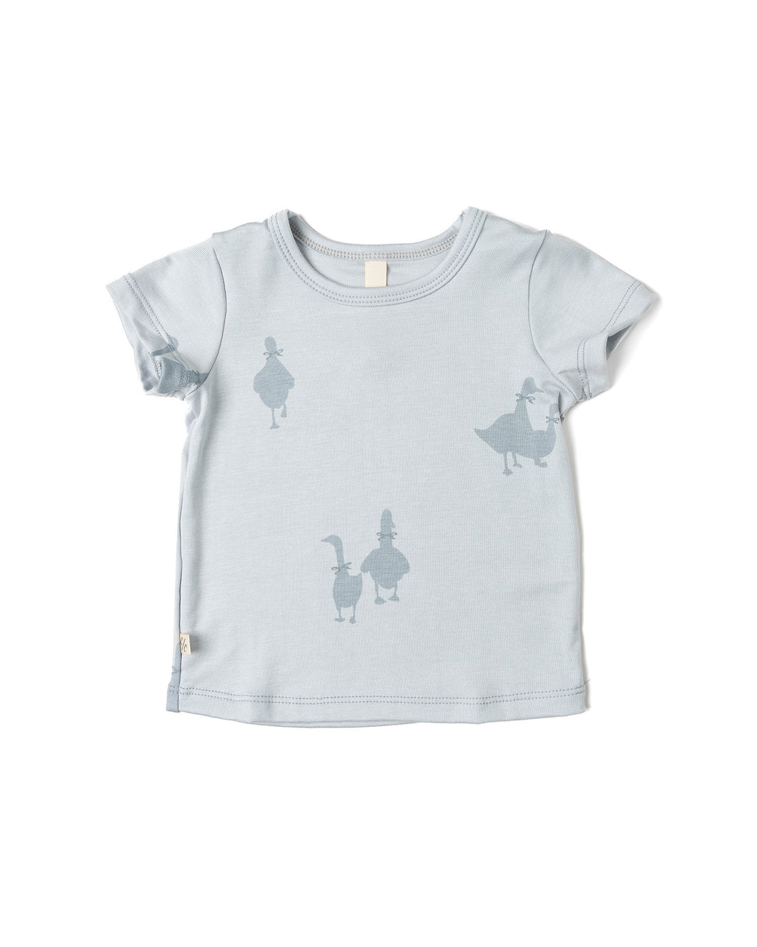 rib knit tee - geese