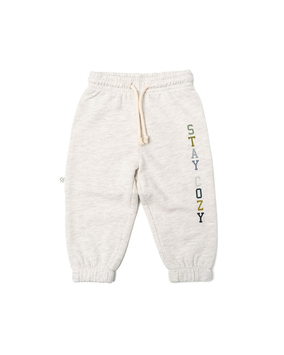 vintage sweatpants - stay cozy - oyster