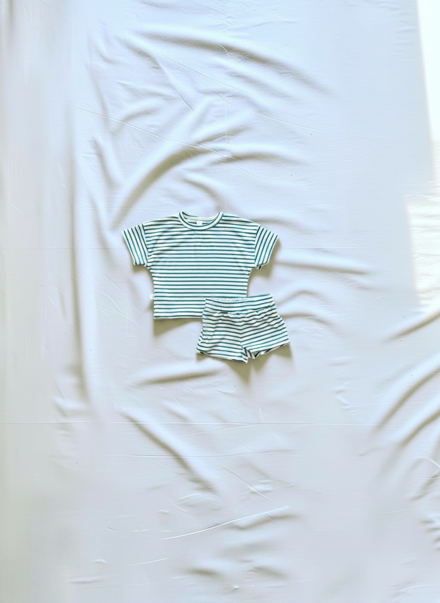 play set - aqua stripe