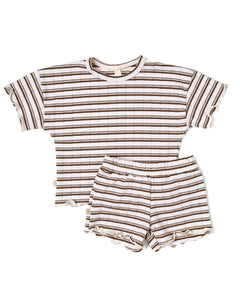 ruffle set - stripe