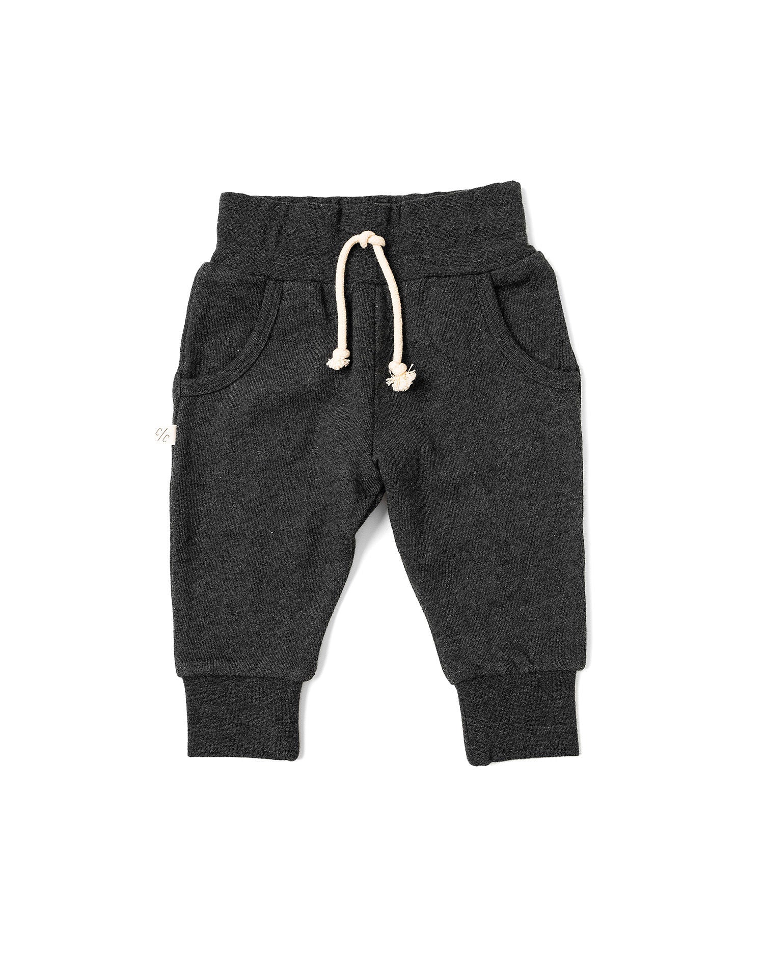 Baby black joggers shop