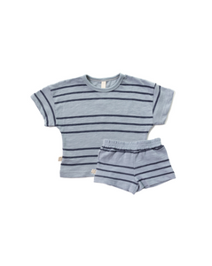 jersey set - triple stripe on quarry