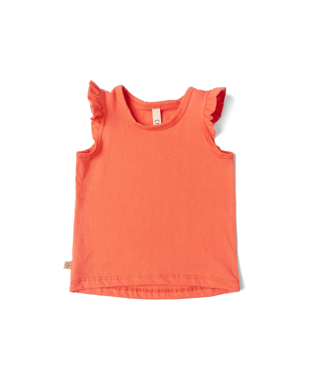 flutter tee - living coral