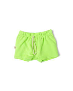 boy shorts - neon green