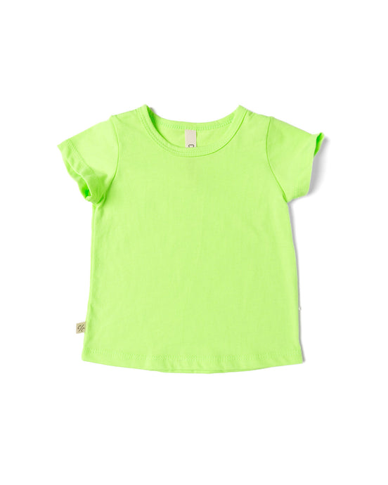 basic tee - neon green