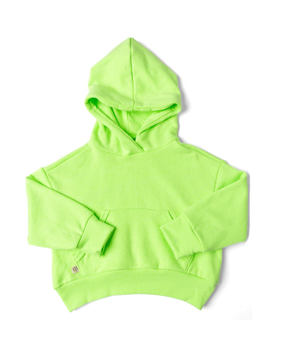 vintage hoodie - neon green