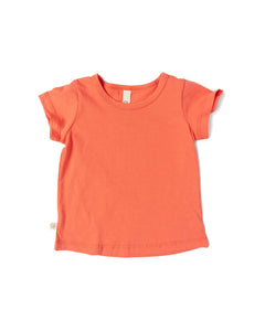 basic tee - living coral