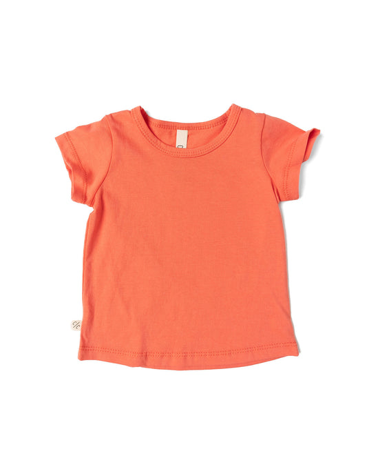 basic tee - living coral