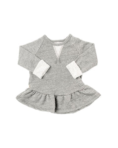 peplum crew - pebble