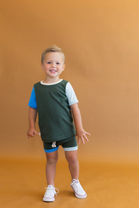 rib knit shorts - golf green lake and harbor