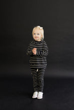 Load image into Gallery viewer, gusset pants - raven beige stripe