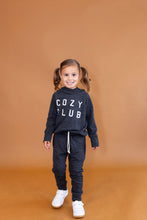 Load image into Gallery viewer, trademark raglan hoodie - cozy club on onyx