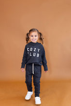 Load image into Gallery viewer, trademark raglan hoodie - cozy club on onyx