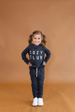 Load image into Gallery viewer, trademark raglan hoodie - cozy club on onyx