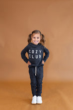 Load image into Gallery viewer, trademark raglan hoodie - cozy club on onyx