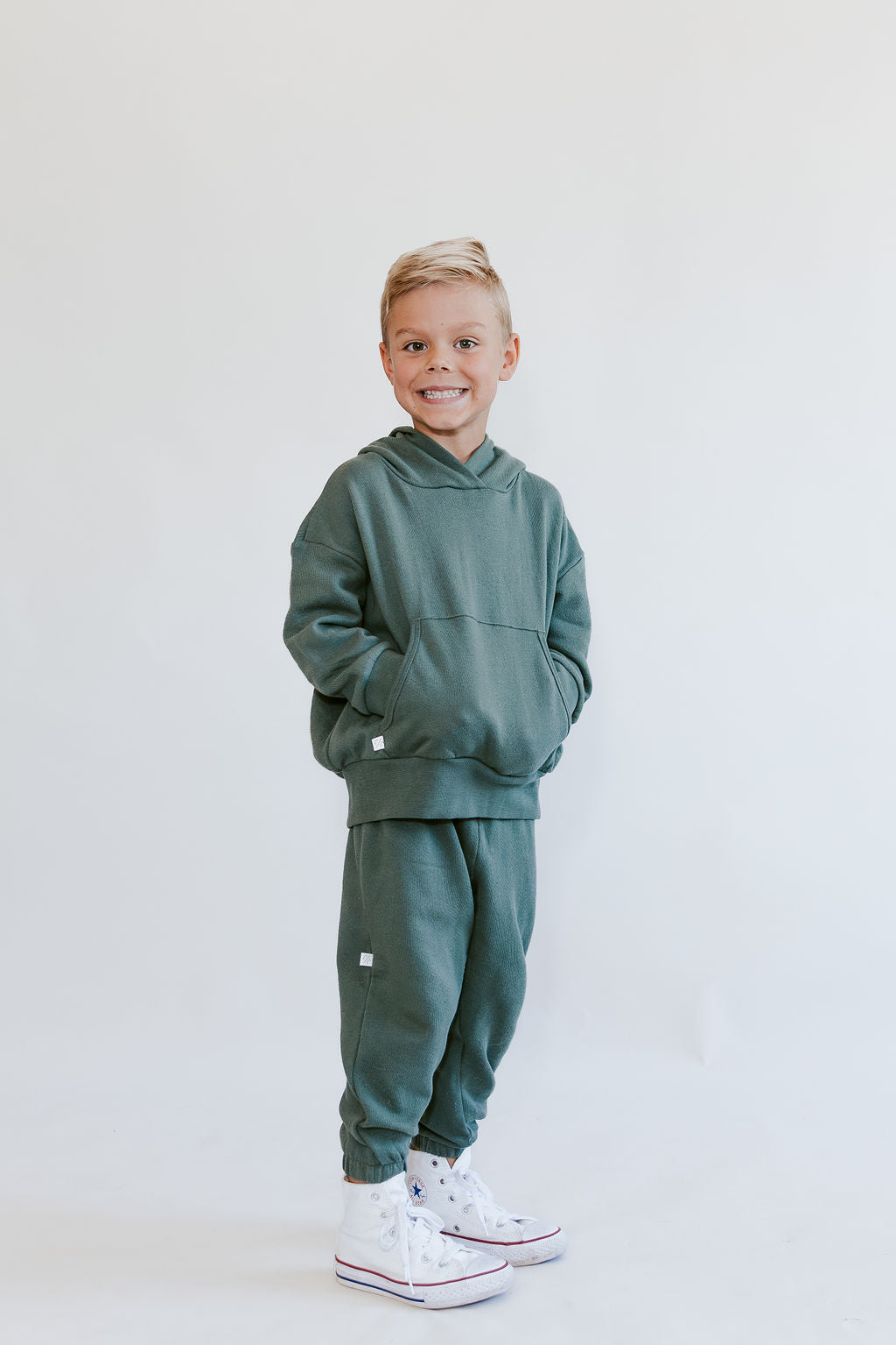 vintage sweatpants - heritage green