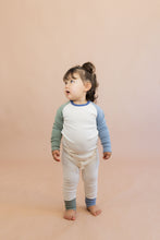 Load image into Gallery viewer, rib knit pant - natural basil and whale
