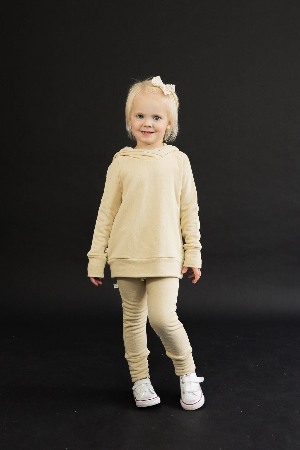 trademark raglan hoodie CO - beige