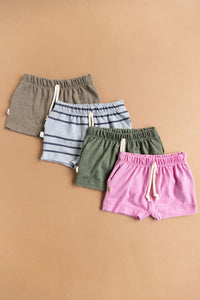 jersey boy shorts - heather dark peony