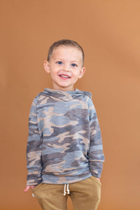 jersey trademark raglan hoodie - faded camo