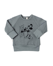 Load image into Gallery viewer, pullover crew - steamboat willie on anchor