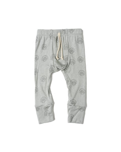 rib knit pant - seashells