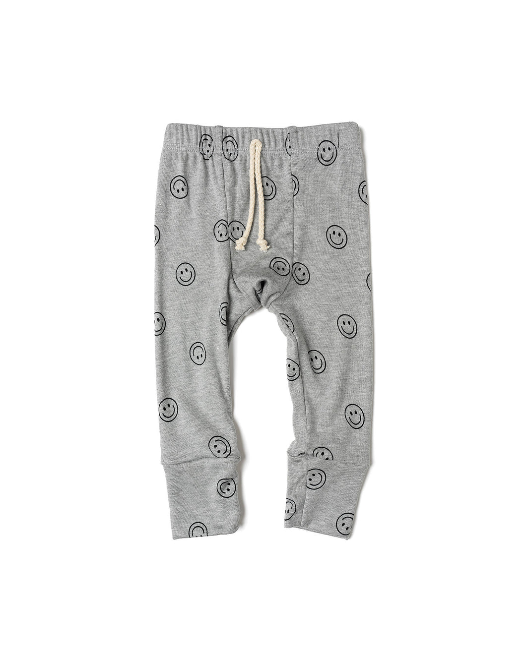 rib knit pant - all over smile