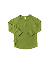 Load image into Gallery viewer, rib knit long sleeve tee - clover