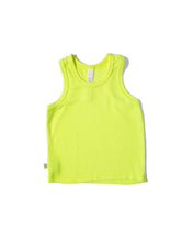 Load image into Gallery viewer, rib knit tank top - highlighter