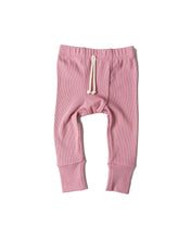 Load image into Gallery viewer, rib knit pant - dew pink