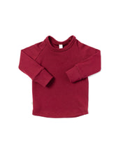 Load image into Gallery viewer, rib knit long sleeve tee - candy apple
