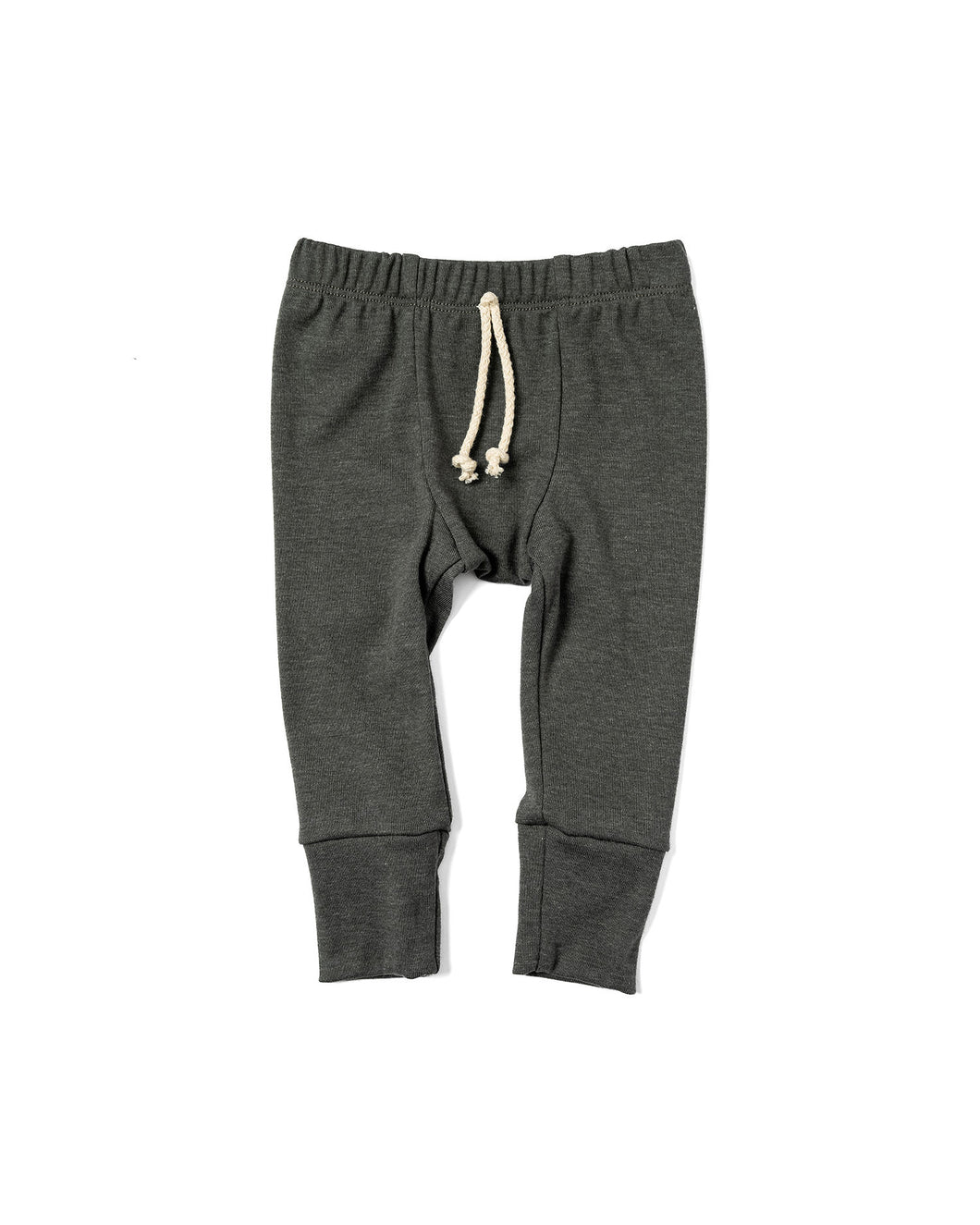 rib knit pant - rhino