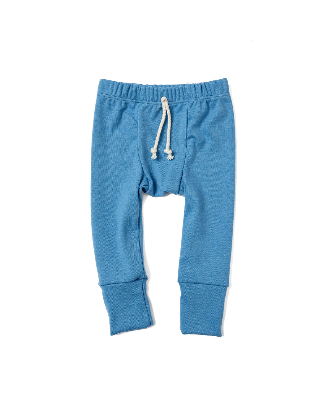 rib knit pant - lake